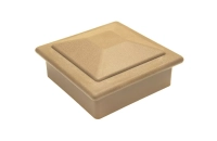 Крышка верхняя ПВХ для столба 125х125