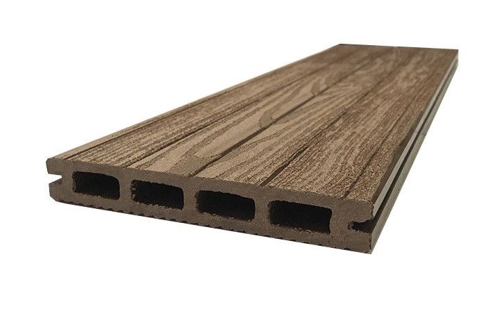 Доска террасная ДПК NanoWood «Lite» Derevo двусторонняя Шоколад купить в Москве