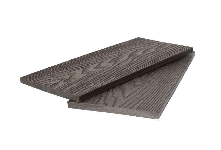 Двухсторонняя полнотелая универсальная доска 3D+3D POLIVAN GROUP DENPASAR тёмно-коричневого цвета. купить в Москве