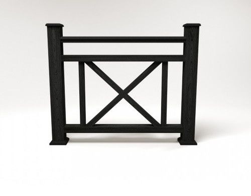 Ограждение из древесно-полимерного композита FG2 кварц купить в Москве