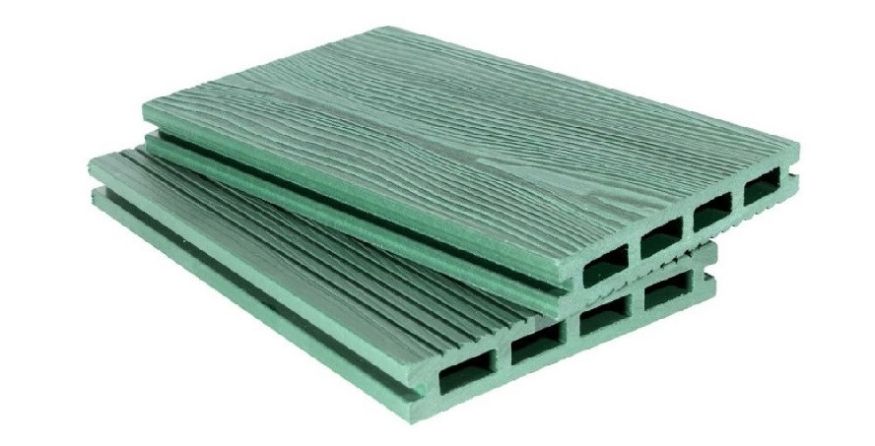 Террасная доска ДПК 3D АЙ-ТЕХПЛАСТ в зелёном цвете купить в Москве