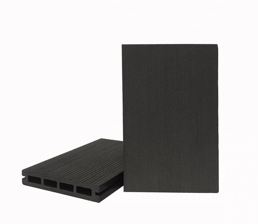 Террасная доска ДПК Terrapol Смарт (пустотелая с пазом) Чёрное дерево купить в Москве