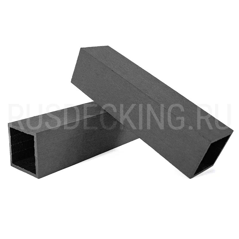 Столб ограждения RusDecking Unodeck Графит купить в Москве