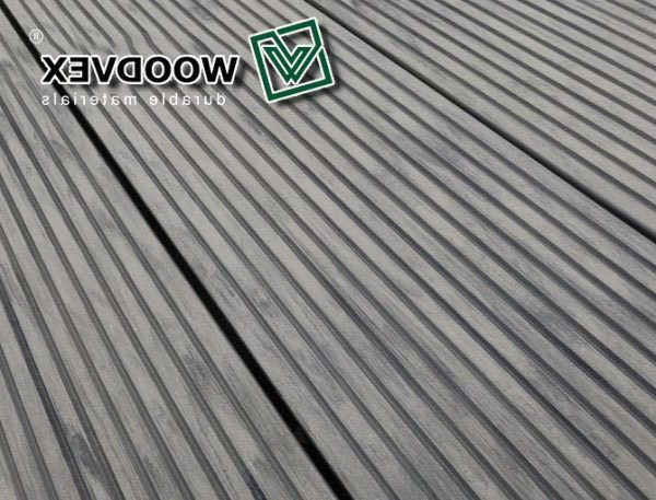 Террасная доска WOODVEX Select серого цвета &amp;quot;Дым&amp;quot; из ДПК купить в Москве