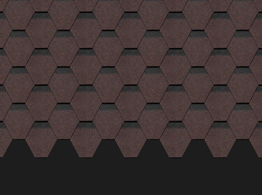 Гибкая черепица Docke Premium, Шеффилд, Корица купить в Москве