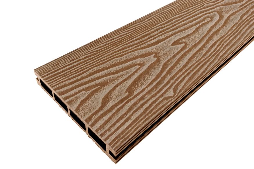 Террасная доска Holzhof, NauticPrime (Light) Esthetic Wood, Коричневый купить в Москве