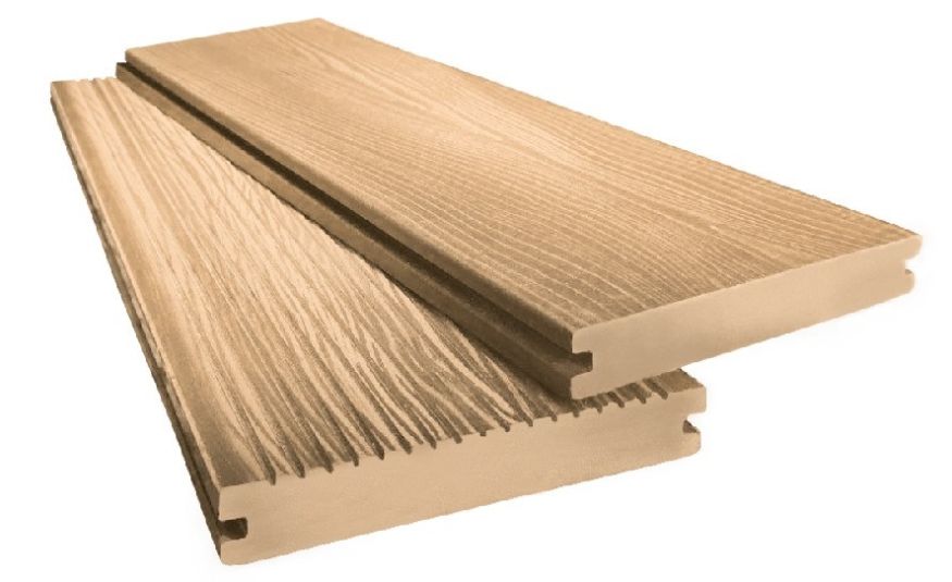 Террасная доска ДПК 3D МАССИВ АЙ-ТЕХПЛАСТ цвет бронза купить в Москве