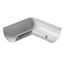 Внутренний 90˚ угол желоба Docke Stal Premium, цвет Пломбир