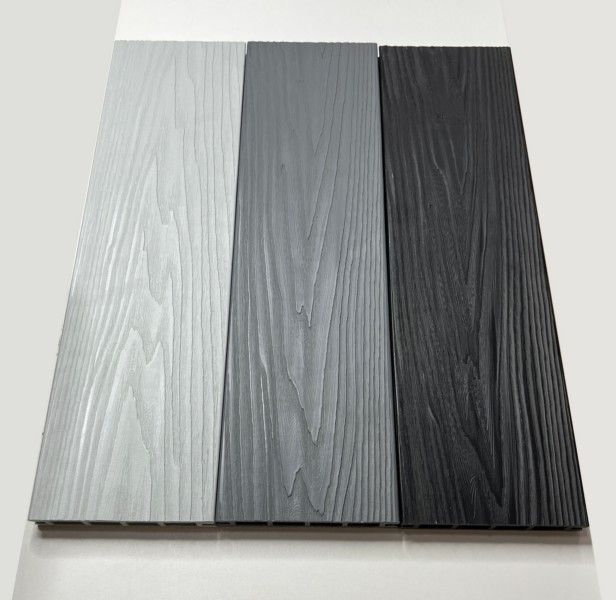 Террасная доска Экодекинг Титан 3D, Серый купить в Москве