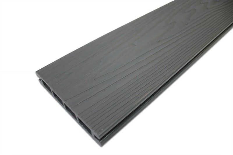 Террасная доска Экодекинг Титан 3D, Серый купить в Москве