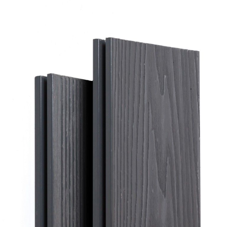 Террасная доска Экодекинг Титан 3D, Серый купить в Москве