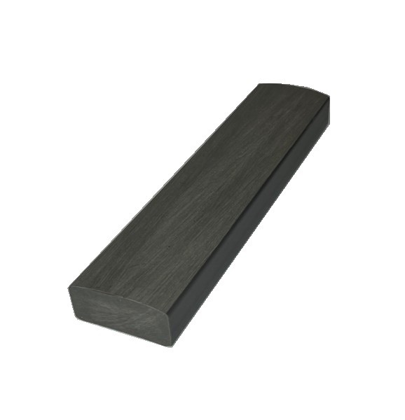 Лавочный брус Ecodecking Некст, графитовый, полнотелый с брашированной текстурой. купить в Москве