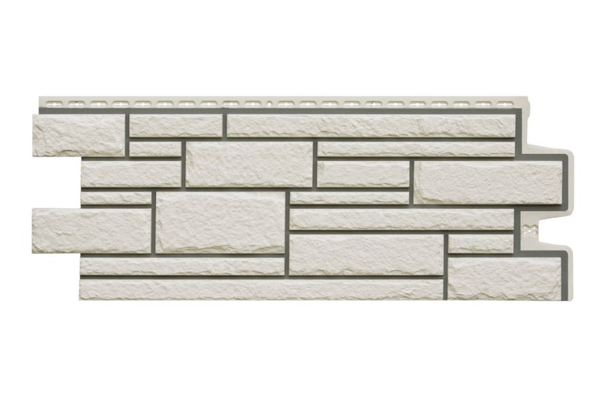 Фасадные панели Grand Line, Камелот Design, Молочный купить в Москве