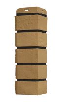 Угол наружный Grand Line, Состаренный кирпич Design Plus, Солома (Черный шов)