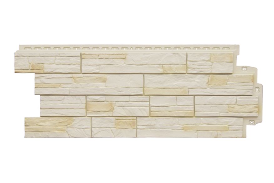 Фасадная панель Grand Line, Сланец Design Plus, Пшеница купить в Москве