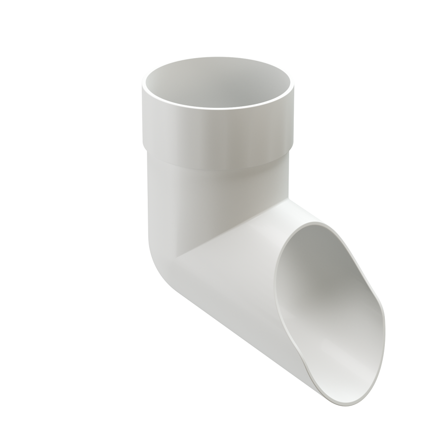 Наконечник для водостока Docke Premium, цвет Пломбир. купить в Москве