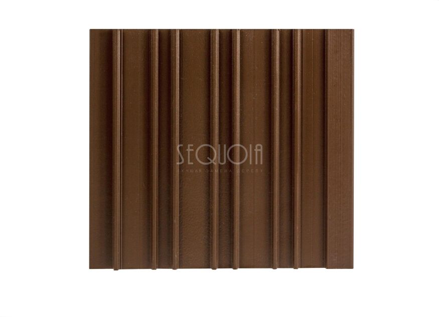 Доска фасадная SEQUOIA co-extrusion Коричневая купить в Москве