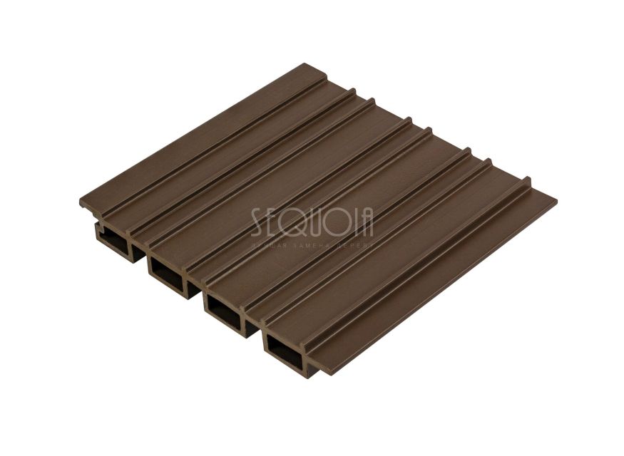Доска фасадная SEQUOIA co-extrusion Коричневая купить в Москве