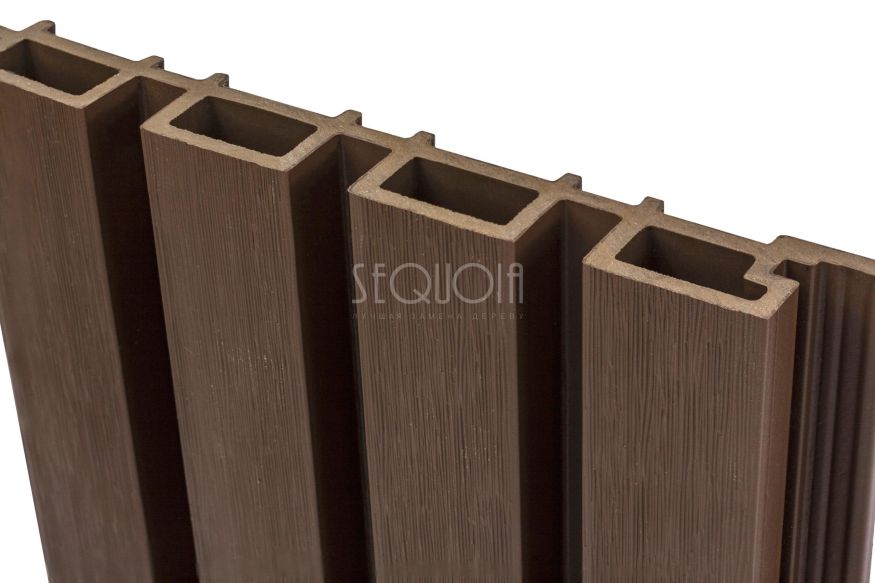 Доска фасадная SEQUOIA co-extrusion Коричневая купить в Москве