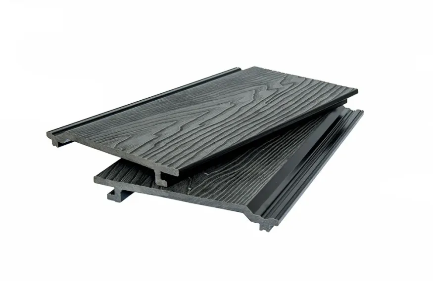 Фасадная доска из ДПК 3D WOOD Черный купить в Москве