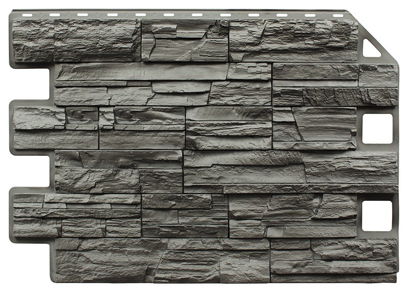 Фасадная панель Royal Stone, Скалистый камень, Квебек. купить в Москве