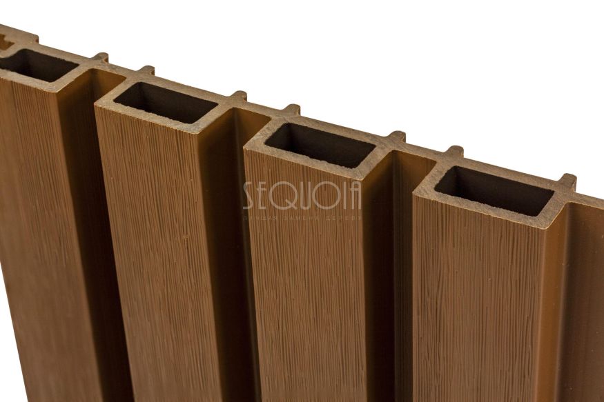 Доска фасадная SEQUOIA co-extrusion Светло-коричневая купить в Москве