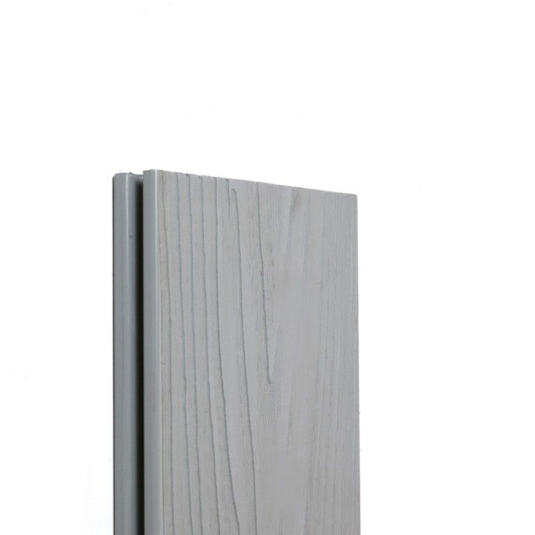 Террасная доска Экодекинг Титан 3D, Жемчуг купить в Москве