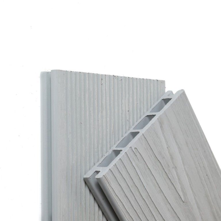 Террасная доска Экодекинг Титан 3D, Жемчуг купить в Москве