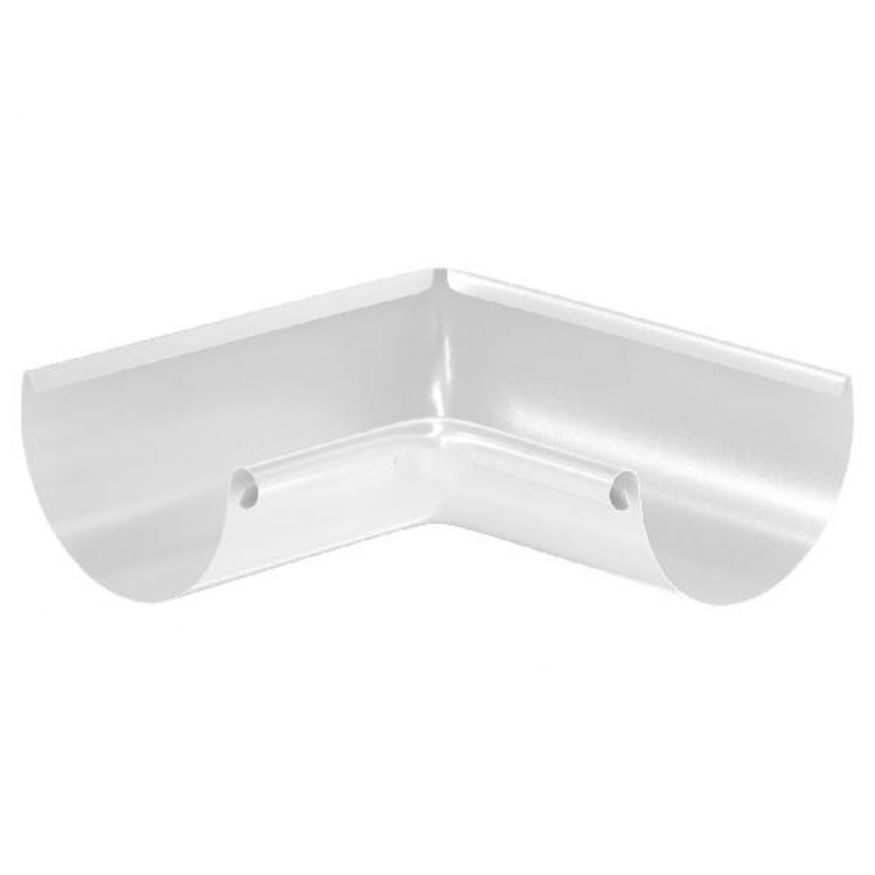 Внутренний угол желоба 90°, RR 20 мраморно-белый 125/90 купить в Москве