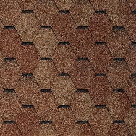 Гибкая черепица Tegola VENETO terracotta 206 купить в Москве