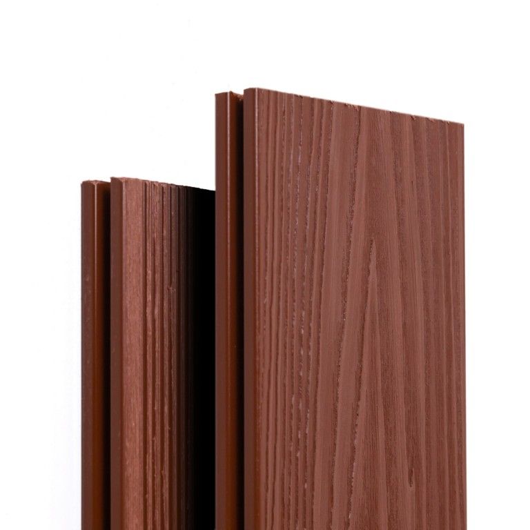 Террасная доска Экодекинг Титан 3D, Терракот купить в Москве