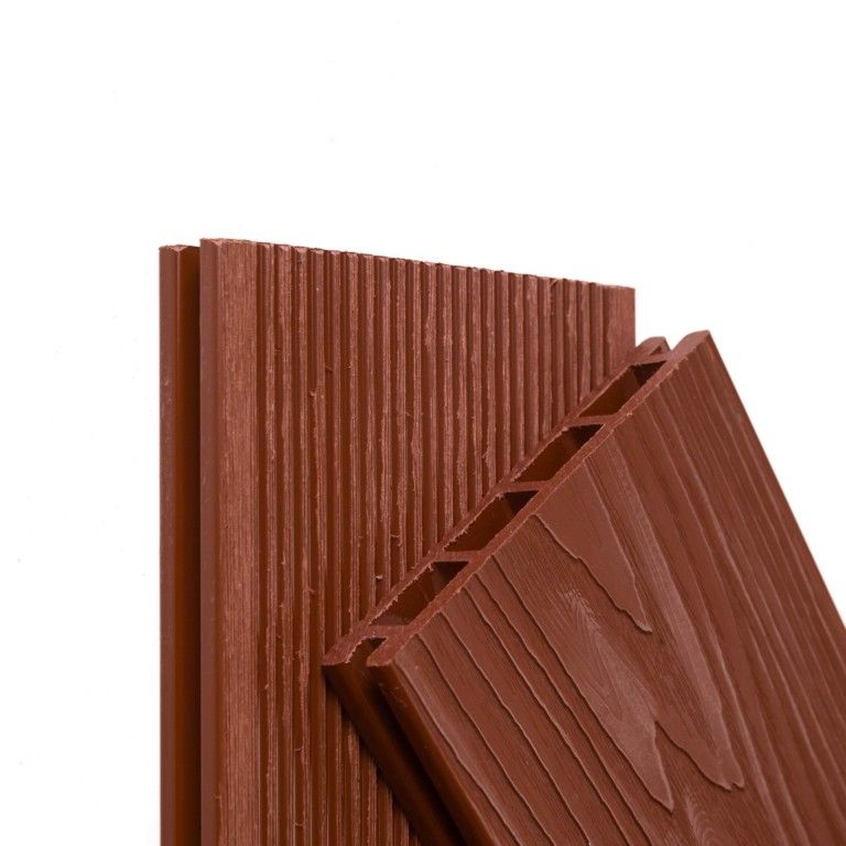 Террасная доска Экодекинг Титан 3D, Терракот купить в Москве