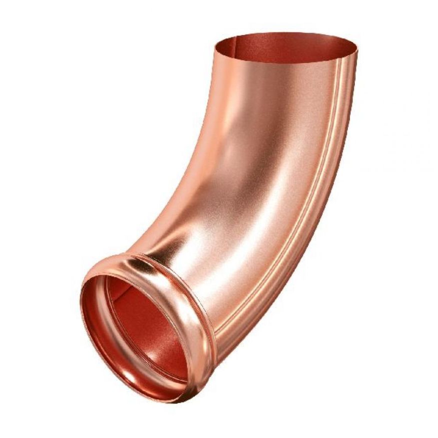 Декорированный отвод трубы Aquasystem из меди 125/90 купить в Москве