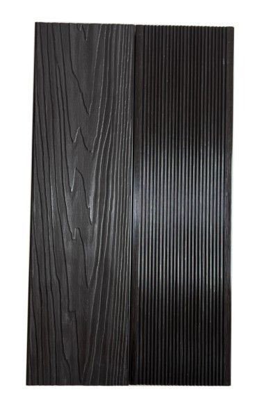 Террасная доска Экодекинг Титан 3D, Антрацит купить в Москве