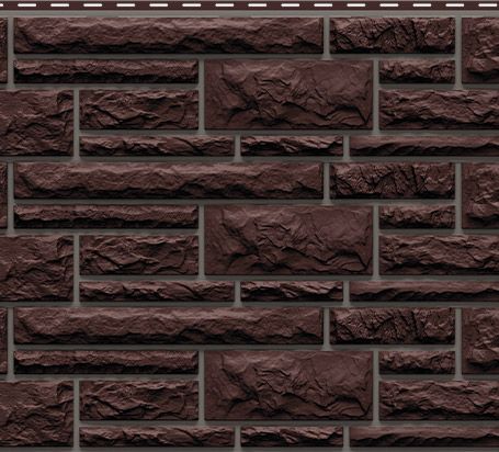 Фасадные панели Доломит, Брусчатка Доломит, Корица 3000 мм купить в Москве