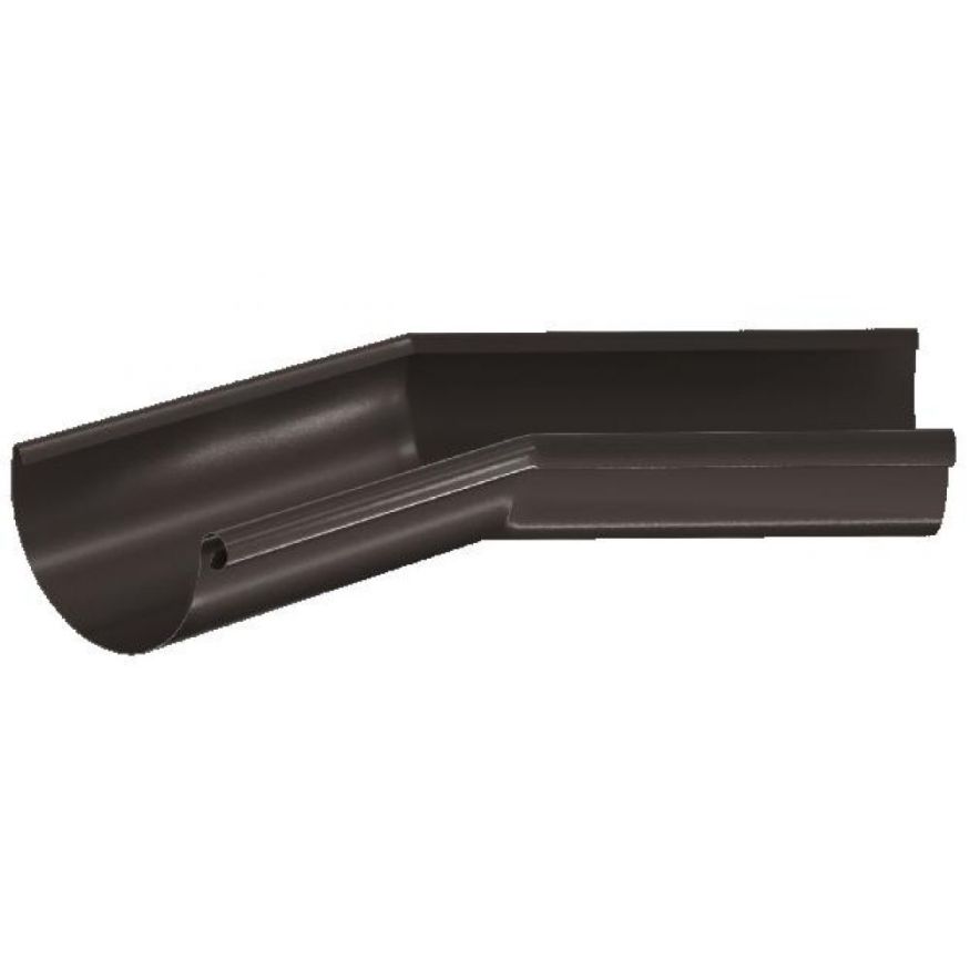 Внутренний угол желоба 135°, Aquasystem, RR 32 Тёмно-коричневый 125/90 купить в Москве