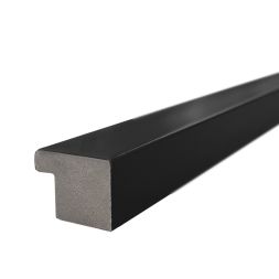 Завершальная рейка для 3D панели черного цвета