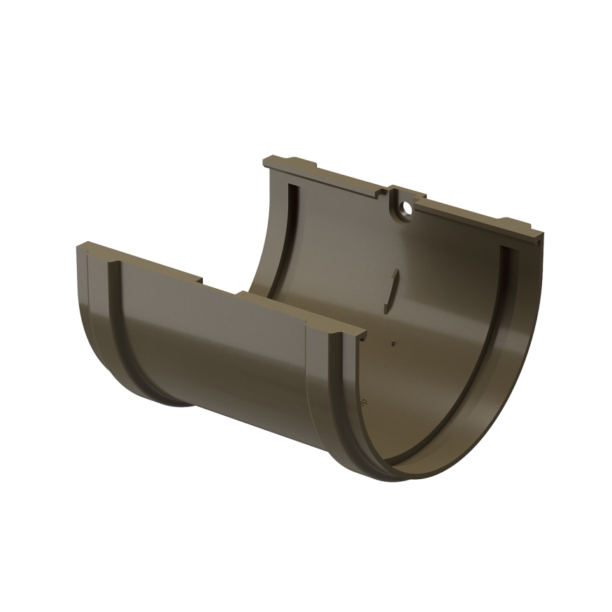 Соединитель желобов Docke Premium, оттенок Каштан купить в Москве