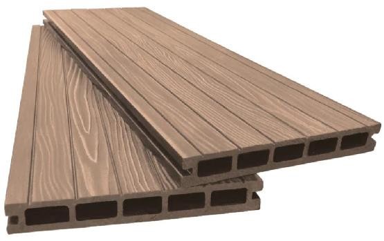 Террасная доска ДПК 3D Ай-Техплас 160x22, цвет какао купить в Москве