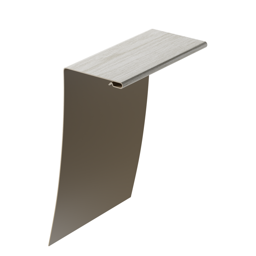 Универсальный профиль для окон 89/254 мм Docke, оттенок Канадская береза. купить в Москве