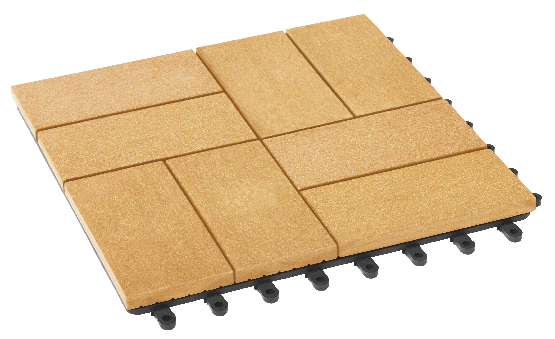 Модульный паркет ДПК GRINDERDECO Люкс 9 Цвет Песчаник купить в Москве