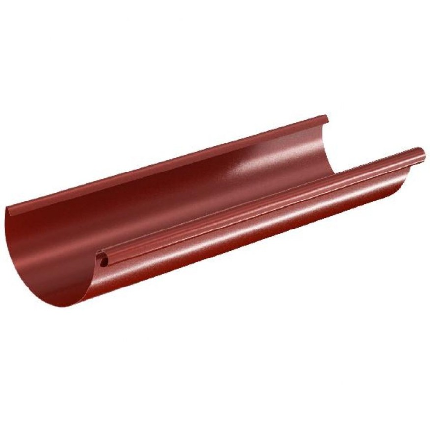 Водосточный желоб Aquasystem RR29, Бургундский, 3.00 м, 125/90 купить в Москве