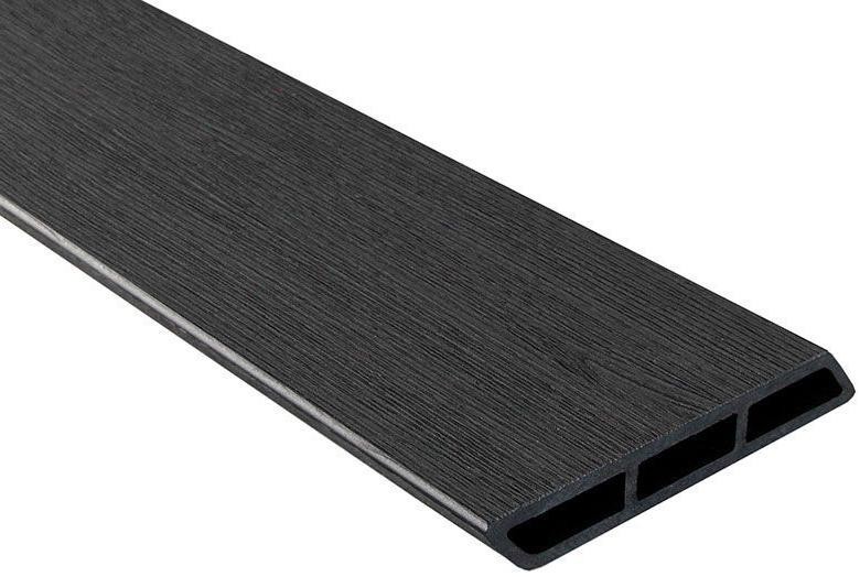 Доска Ромбус 3D ДПК Outdoor STORM BLACK черного цвета купить в Москве
