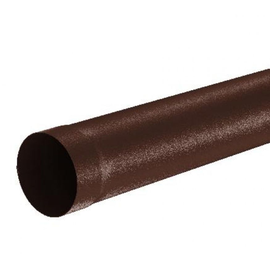 Водосточная труба Aquasystem, RAL 8017 Коричневый матовый, длина 1.00 м, размер 150/100. купить в Москве