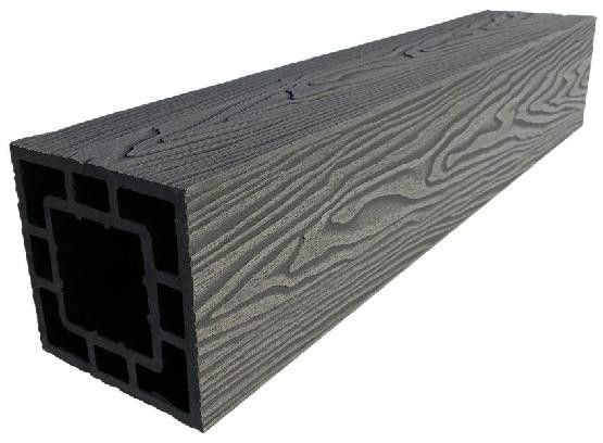 Столб опорный ДПК 3D GardenParkett 120х120мм, Графит купить в Москве