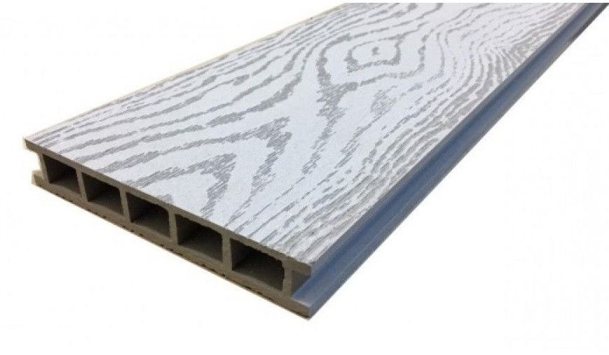 Террасная доска Faynag ALBERO из ДПК серебристого цвета. купить в Москве