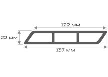 Доска Ромбус 3D ДПК Outdoor STORM дубовый
