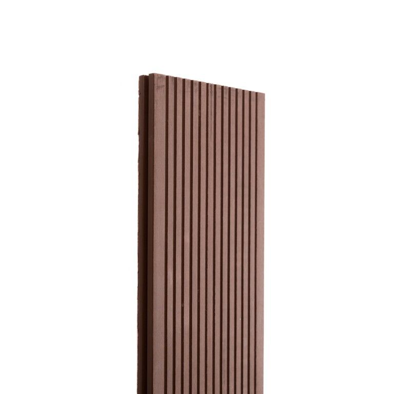 Террасная доска Экодекинг Топ полнотелая, Шоколад купить в Москве