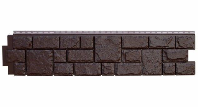 Фасадная панель GL &amp;quot;Я-Фасад&amp;quot; Екатерининский камень, цвет арабика. купить в Москве