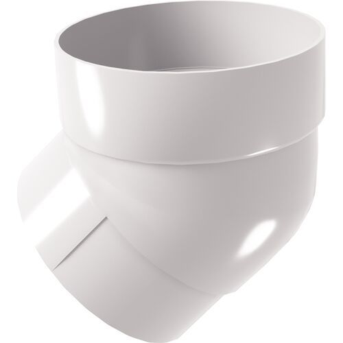 Колено трубы 45° Grand Line, белого цвета купить в Москве